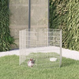 6-panelowa klatka dla królika, 54x80 cm, galwanizowane żelazo