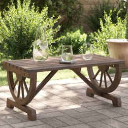  Ogrodowy stolik kawowy, 90x50x40 cm, lite drewno jodłowe