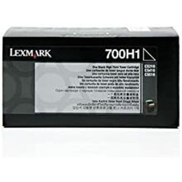 Oryginalny Wkład Atramentowy Lexmark 70C0H10 Czarny