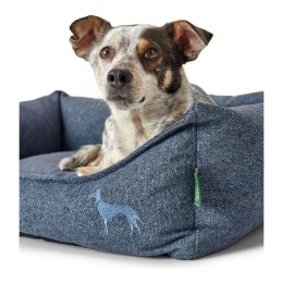 Sofa dla psa Hunter Prag Niebieski 90 x 70 cm