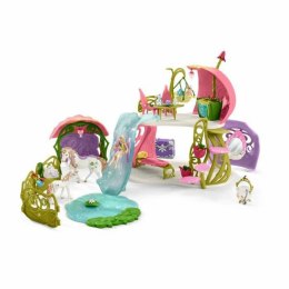 Playset Schleich Glittering flower house with unicorns, lake and stable Koń Plastikowy