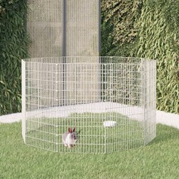 10-panelowa klatka dla królika, 54x100 cm, galwanizowane żelazo
